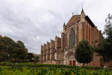 Toulouse, France 09-18-2024 The Basilica of Saint-Sernin is a church in Toulouse, France, the...