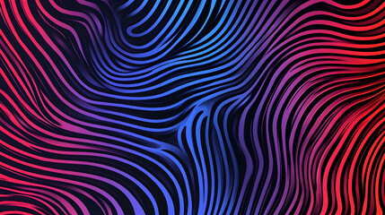 Abstract Wavy Lines Background.