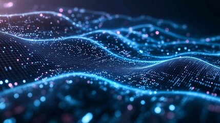 Digital background, can be used in the description of network abilities, technological processes, digital storages, science, education, etc.
