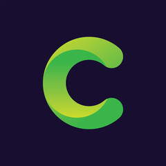 C logo design, Modern tech logo, company business logo designs vector templates