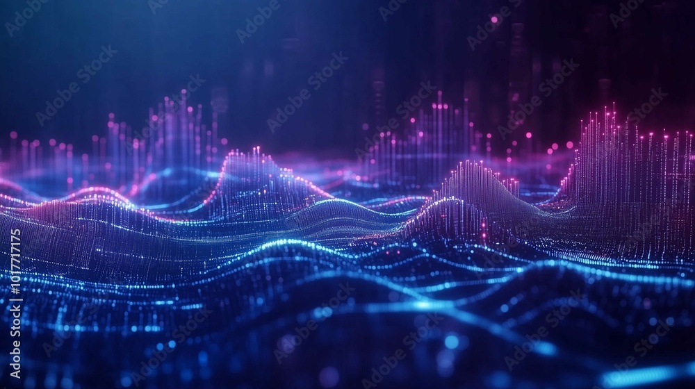 Canvas Prints digital abstract background. can be used in the description of network abilities, technological proc