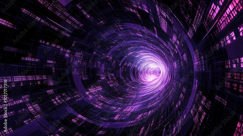 Wall mural digital abstract background. can be used in the description of network abilities, technological proc