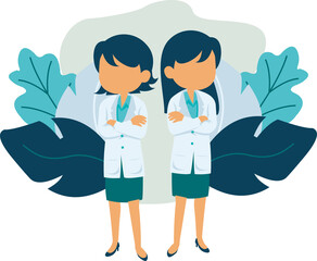 National Doctors Day illustration