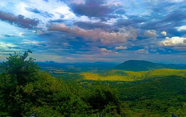 Obraz premium landscape with sky and clouds