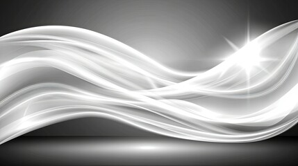 Obraz premium Abstract film strip design with soft gradients and light flares, flowing across the background, evoking the spirit of cinema and film production. --chaos 70