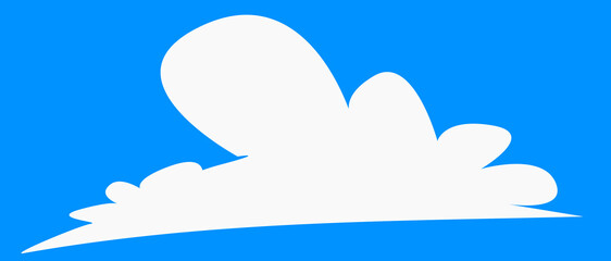 set of clouds element  for illustration decoration white sky with other variant