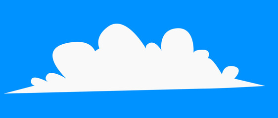 set of clouds element  for illustration decoration white sky with other variant