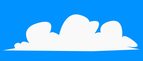 set of clouds element  for illustration decoration white sky with other variant