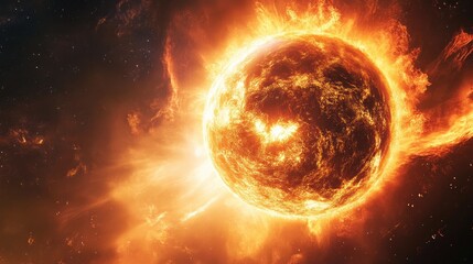 Blistering Heatwave from a Sun Eruption Striking Earth