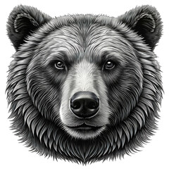 Fototapeta premium illustration of a bear