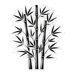 Fototapeta premium bamboo illustration