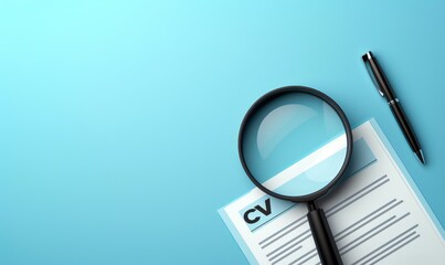 Visualizing Career Paths: CV Resume in a Magnifying Glass