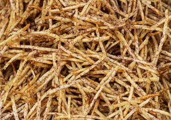 sweet potato fries as background.