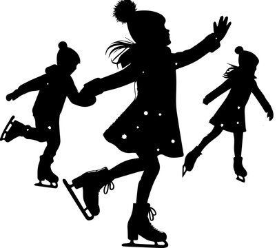 Ice Skates clip art preview