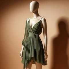 Mannequin in Chic Green