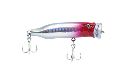 Red Fishing Lure on Transparent Background, Fishing Lure PNG