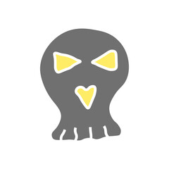 skull cartoon icon