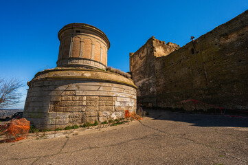 views of Pisticci city center with a clear sky in the background, Matera, Basilicata