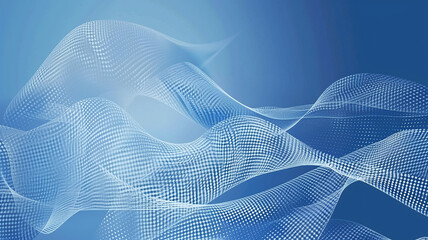 Abstract background blue waves modern design backdrop copy space