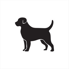 dog silhouette vector