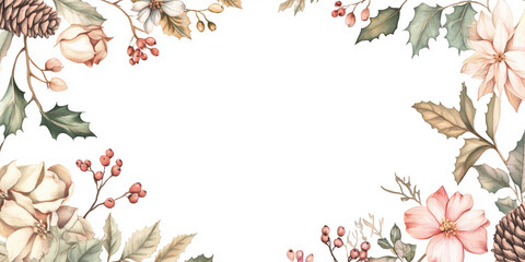 Sfondo con natalizio con spazio per messaggio.