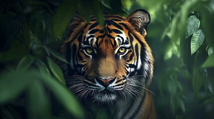 Fototapeta premium Silent Guardian The Tiger in its Element
