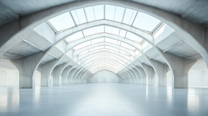 Obraz premium The Minimalist Concrete Interior