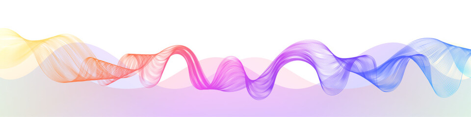 Colorful Vibration Banner Background LinkedIn