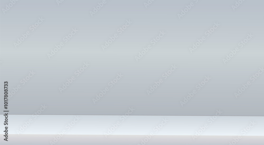 Poster white grey studio room limbo light background abstract backdrop for product presentation