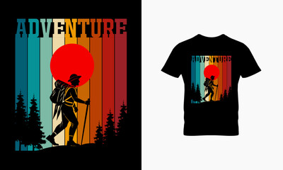 Adventure t shirt design 