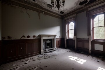 Haunted Abandoned Mansion with a Mysterious Presence