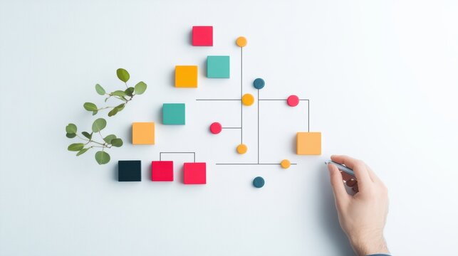 A flowchart illustrating the framework for data driven decision making, emphasizing the systematic approach to using data for informed choices.