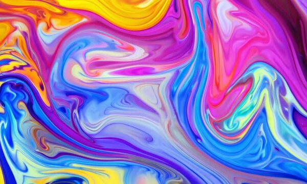 Abstract Swirling Colors