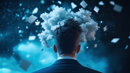 A project manager leading a team through a crisis, calmly resolving issues and managing resources effectively.