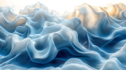 Obraz premium The image is a beautiful, abstract representation of a wave