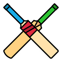 Cricket bat Icon
