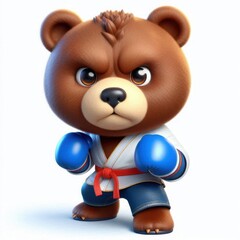 Fototapeta premium bear mascot character.