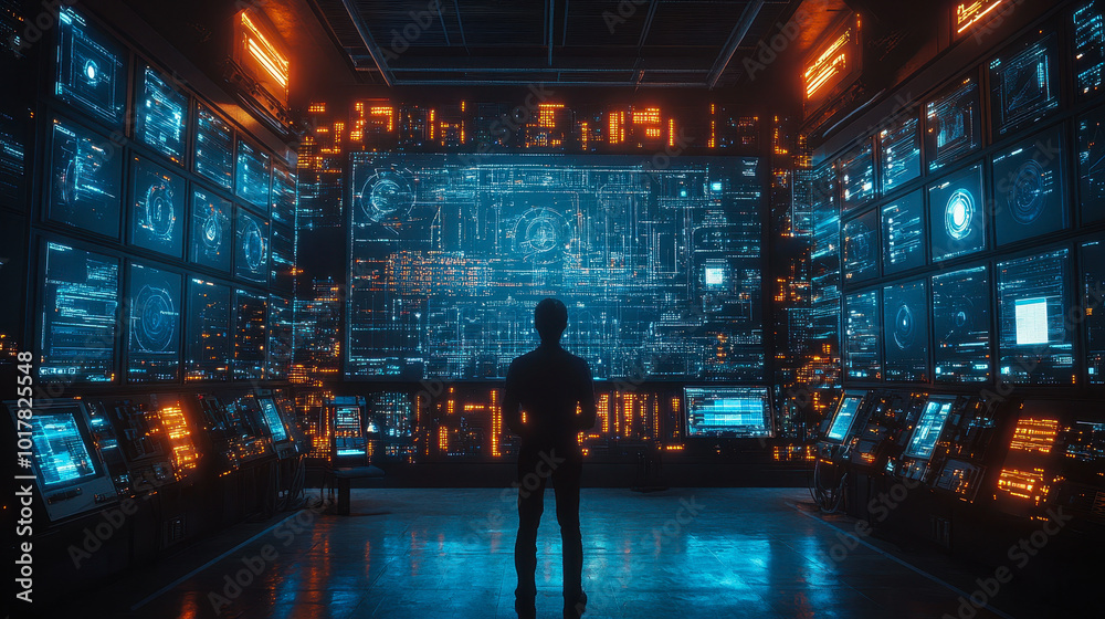 Poster ai-driven predictive maintenance in data center with predictive analytics monitoring equipment healt