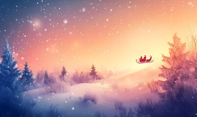 Fototapeta premium Festive Office Holiday Celebrations with Coworkers – Christmas Decorations, Snowy Scenes, and Team Bonding