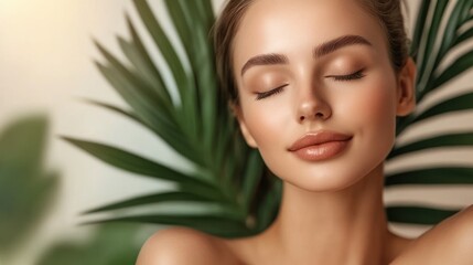 Fototapeta premium Women cosmetic surgery in the wellness industry Connects cosmetic procedures with overall wellness, framing surgery as part of a holistic approach to health and self-care.