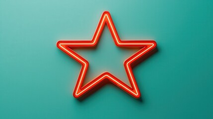 Obraz premium Uplifted feedback form glowing, 3D Render by Blender, close-up, perspective, minimalistic background