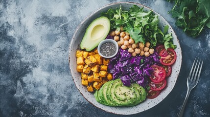 The Colorful Healthy Salad