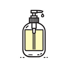  Hand Sanitizer Bottle vector