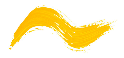 Orange watercolor background. Artistic hand paint. Isolated on transparent background.