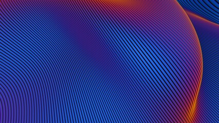 Abstract lines gradient flow with blue and red hues