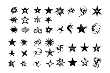 Radiant Star Vectors, Modern Design