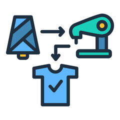 Garment Construction  Icon