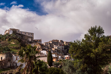 Obraz premium sightseeing images of the village of Tursi, Matera, Basilicata