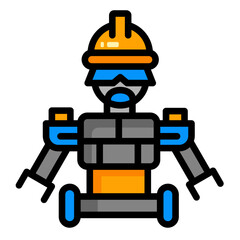 Fototapeta premium Robotics Icon