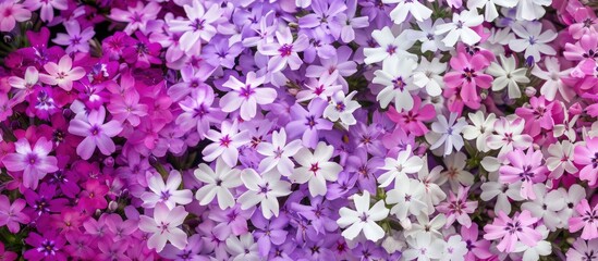 Vibrant Phlox Flower Varieties with Star Shaped Petals